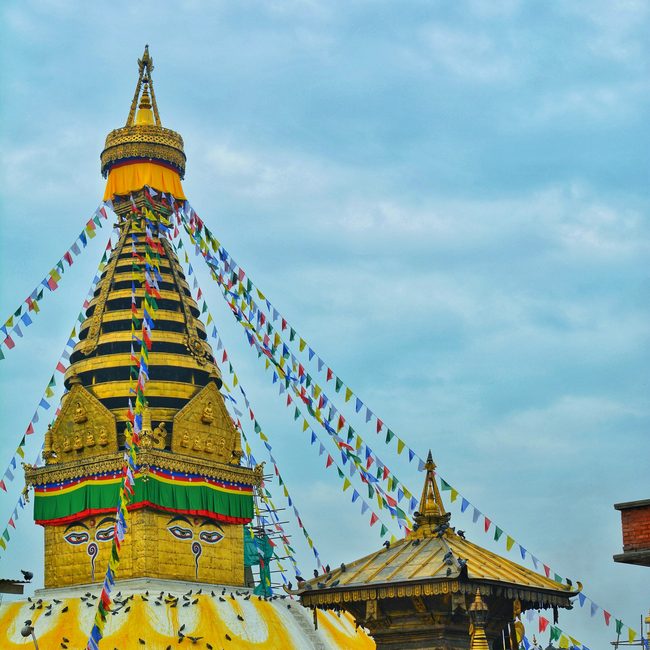 Swayambhunath Stupa in Kathmandu, Nepal